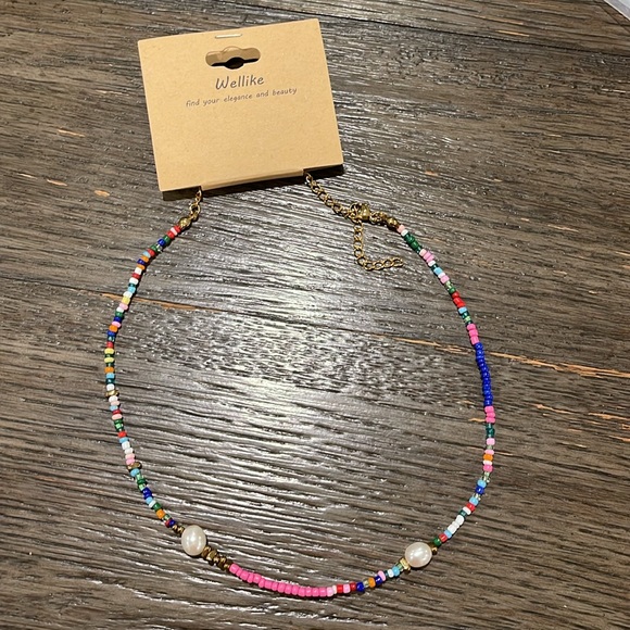wellike Jewelry - NWT Delicate Freshwater Pearl Beaded Choker Necklace
